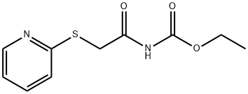 ethyl (2-(pyridin-2-ylthio)acetyl)carbamate 结构式