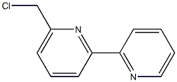 2,2'-Bipyridine, 6-(chloromethyl)-
 结构式