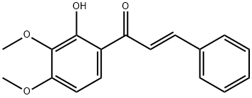 2'-羟基-3',4'-二甲氧基查耳酮 结构式