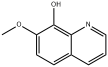 7-甲氧基喹啉-8-醇 结构式