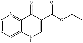 4-Oxo-1,4-dihydro-[1,5]naphthyridine-3-carboxylic acid ethyl ester 结构式