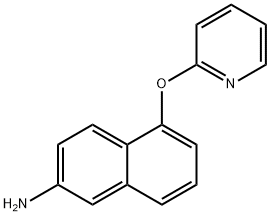 5-(2-pyridinyloxy)-2-Naphthalenamine 结构式