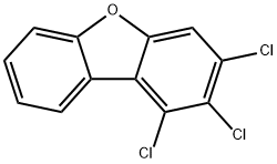 1,2,3-trichlorodibenzofuran 结构式