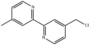 4-(氯甲基)-4'-甲基-2,2'-联吡啶 结构式