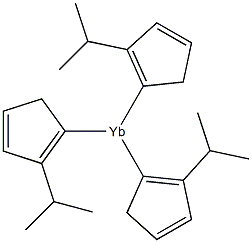 TRIS(I-PROPYLCYCLOPENTADIENYL)YTTERBIUM (III), 97% (99.9%-YB) (REO) 结构式