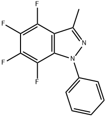 4,5,6,7-Tetrafluoro-3-methyl-1-phenyl-1H-indazole 结构式