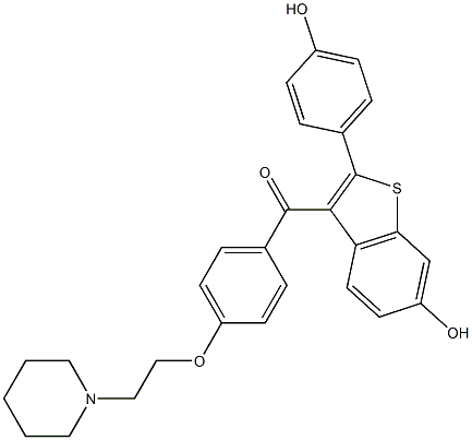 雷洛昔芬杂质1 结构式
