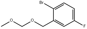 2-BROMO-5-FLUORO-[1-(METHOXYMETHOXY)METHYL]BENTEN 结构式