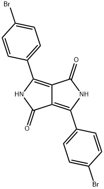 3,6-bis(4-bromophenyl)-2,5-dihydro-Pyrrolo[3,4-c]pyrrole-1,4-dione 结构式