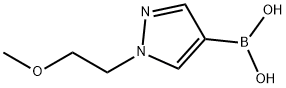 1-(2-METHOXYETHYL)-1H-PYRAZOL-4-YLBORONIC ACID 结构式
