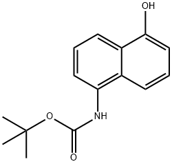 tert-butyl 5-hydroxynaphthalen-1-ylcarbamate 结构式