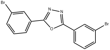 2,5-二(43-溴苯基)-1,3,4-恶二唑 结构式