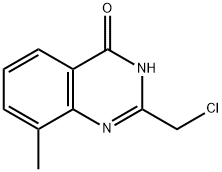 2-(氯甲基)-8-甲基喹唑啉-4(3H)-酮 结构式