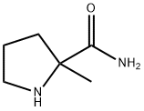 2-methylprolinamide 结构式