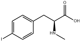 N-甲基-4-碘代苯丙氨酸 结构式