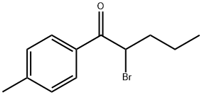 2-溴-1-(P-甲苯基)戊烷-1-酮 结构式
