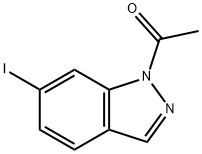1-(6-iodo-1H-indazol-1-yl)ethanone 结构式