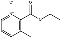 2-羧酸乙酯-3-甲基吡啶氮氧化物 结构式
