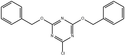 2,4-双苄氧基-6-氯-1,3,5-三嗪 结构式