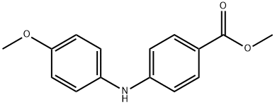 METHYL 4-((4-METHOXYPHENYL)AMINO)BENZOATE 结构式