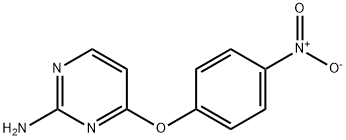 4-(4-nitro-phenoxy)-pyrimidin-2-ylamine 结构式