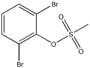 2,6-DIBROMOPHENYL METHANESULFONATE 结构式