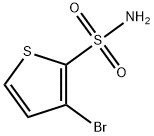 3-溴噻吩-2-磺酰胺 结构式
