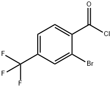 2-溴-4-(三氟甲基)苯甲酰氯 结构式