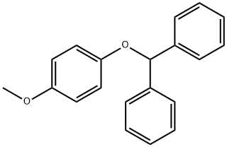((4-甲氧基苯氧基)亚甲基)二苯 结构式