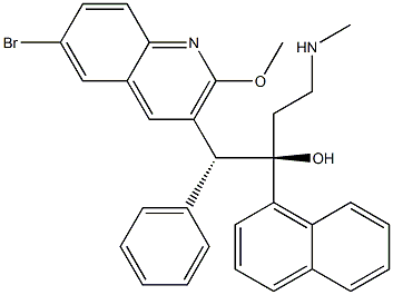 贝达喹啉杂质 结构式