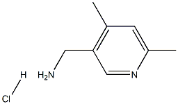(4,6-二甲基吡啶-3-基)甲胺二盐酸盐 结构式