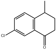 7-氯-4-甲基-3,4-二氢-1(2H)萘酮 结构式