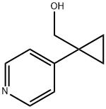 (1-pyridin-4-yl-cyclopropyl)methanol 结构式