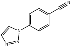4-(1H-1,2,3-TRIAZOL-1-YL)BENZONITRILE 结构式