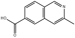 3-methyl-6-Isoquinolinecarboxylic acid 结构式