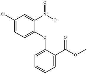 methyl 2-(4-chloro-2-nitrophenoxy)benzoate 结构式