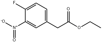 4-氟-3-硝基苯乙酸乙酯 结构式