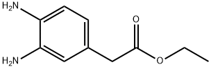 2-(3,4-二氨基苯基)乙酸乙酯 结构式