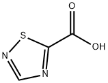 1,2,4-噻二唑-5-甲酸 结构式