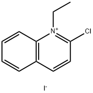 碘化 N-乙基-2氯-喹啉鎓盐 结构式