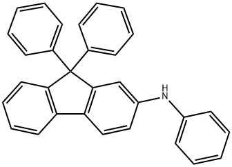 N,9,9-三苯基-9H-芴-2-胺 结构式