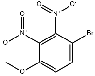 1-溴-4-甲氧基-2,3-二硝基苯 结构式