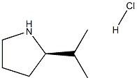 (R)-2-Isopropylpyrrolidine hydrochloride 结构式