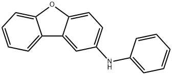 N-苯基-2-二苯并呋喃胺 结构式