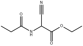 2-氰基-2-丙氨基乙酸乙酯 结构式