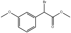 2-溴-2-(3-甲氧基苯基)乙酸甲酯 结构式