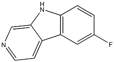 6-氟-9H-吡啶并[3,4-B]吲哚 结构式