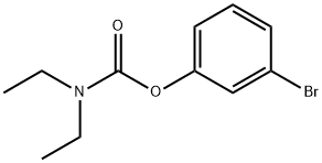 3-bromophenyl diethylcarbamate 结构式