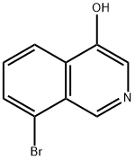 8-溴-4-异喹啉醇 结构式