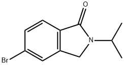 5-溴-2-异丙基异吲哚啉-1-酮 结构式